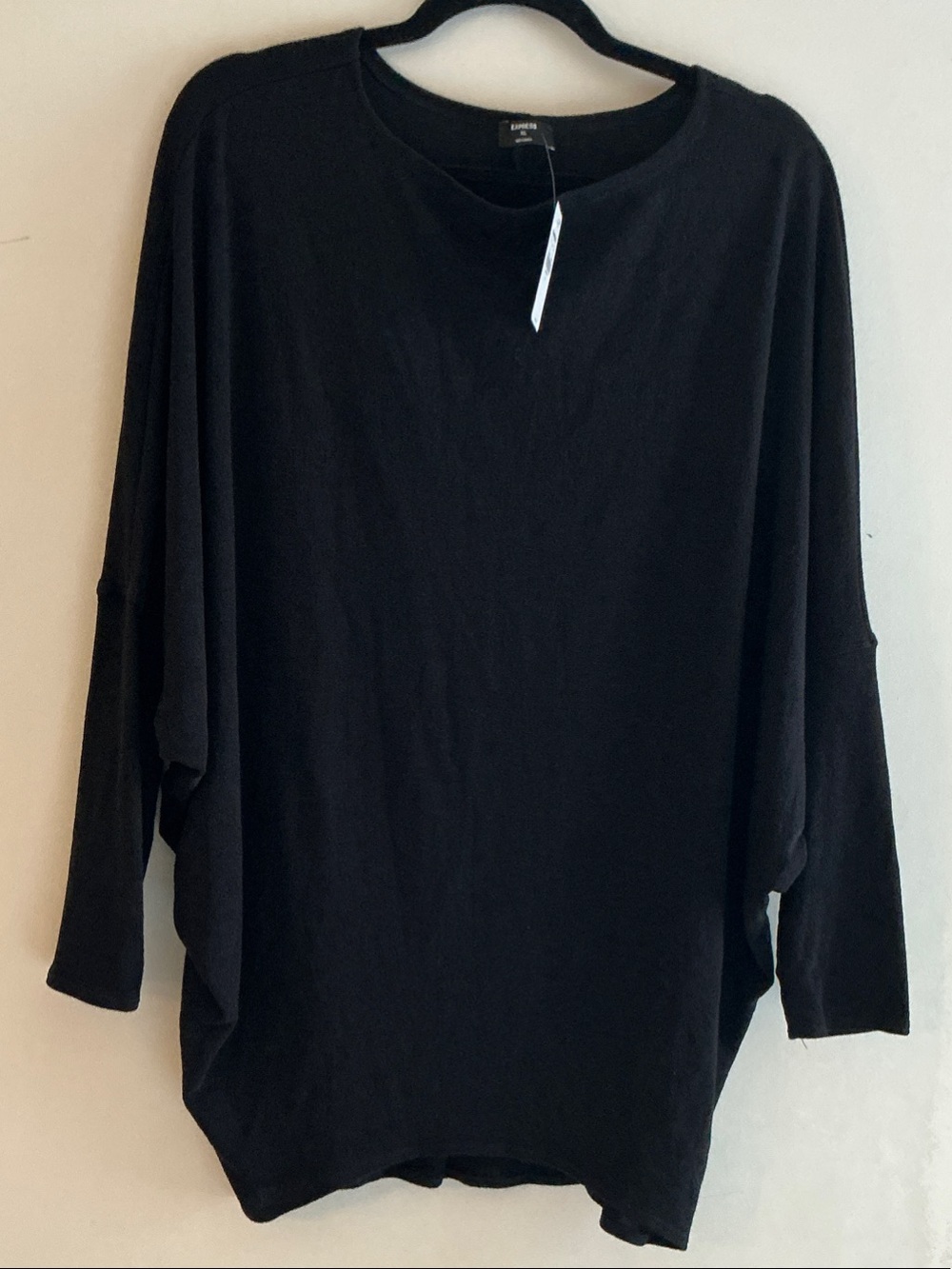 NWT Black Oversized Women's Top - Classic Relaxed Fit
